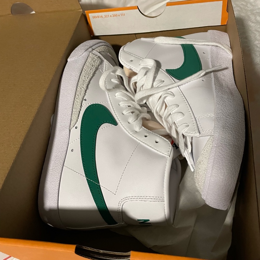 Nike blazers.  Worn once.  Did not keep box.  Women’s size 8
